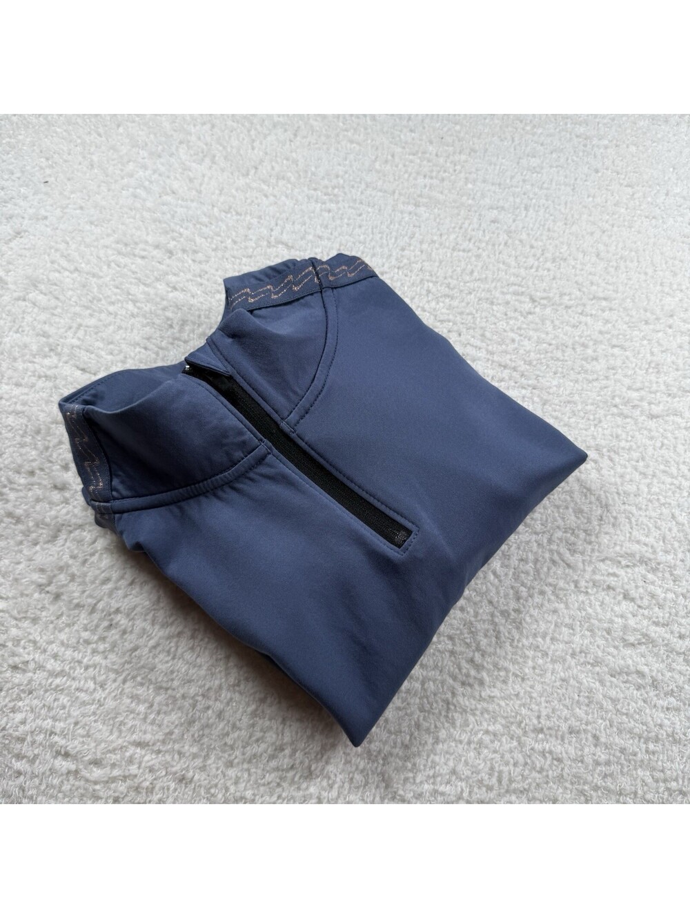 Nike Therma-FIT Women’s XS Blue Quarter Zip Pullover Long Sleeve Running Top